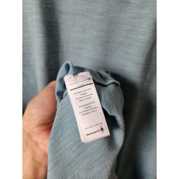 Smartwool wave blue heart mountain reflection merino sport 150 tee S - Picture 5 of 6